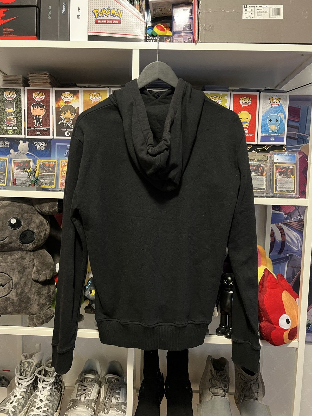 Saint Laurent Paris Saint Laurent Blue Metallic Hoodie Size US M / EU 48-50 / 2 - 2 Thumbnail