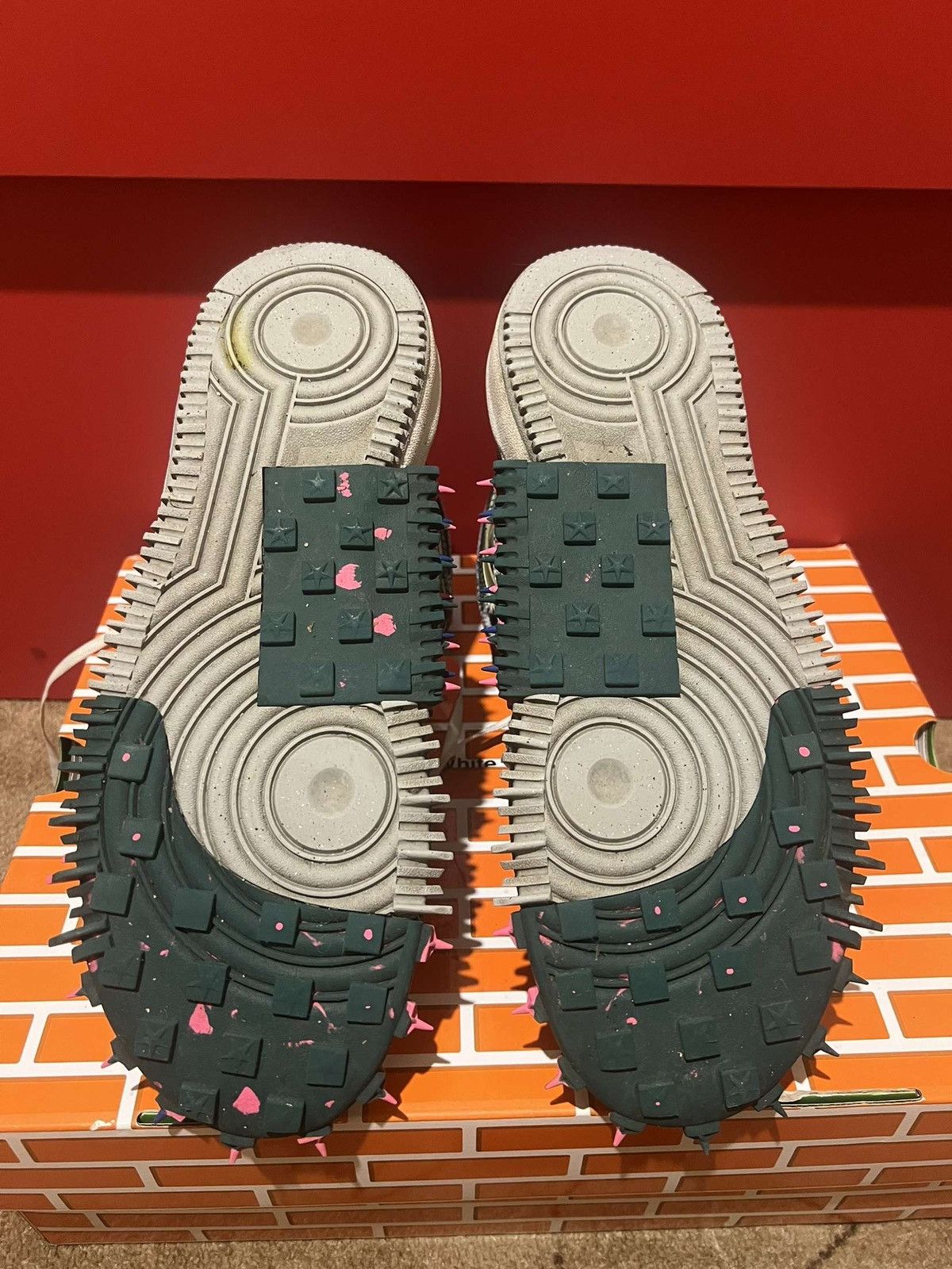 Nike × Off-White Off White x Nike air force mid Size US 12.5 / EU 45-46 - 7 Thumbnail