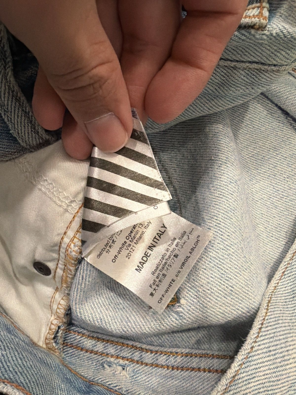 Off-White Off-White Cropped denim Size US 28 / EU 44 - 7 Thumbnail
