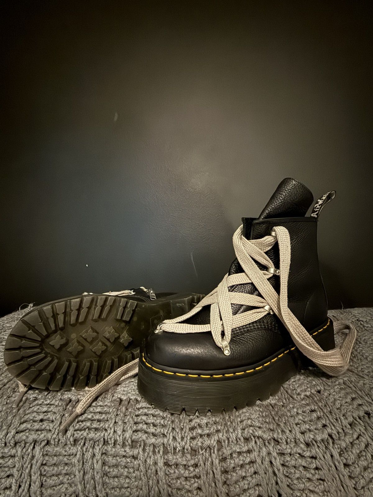 Dr. Martens × Rick Owens Rick Owen dr.marten Size US 11 / EU 44 - 1 Thumbnail
