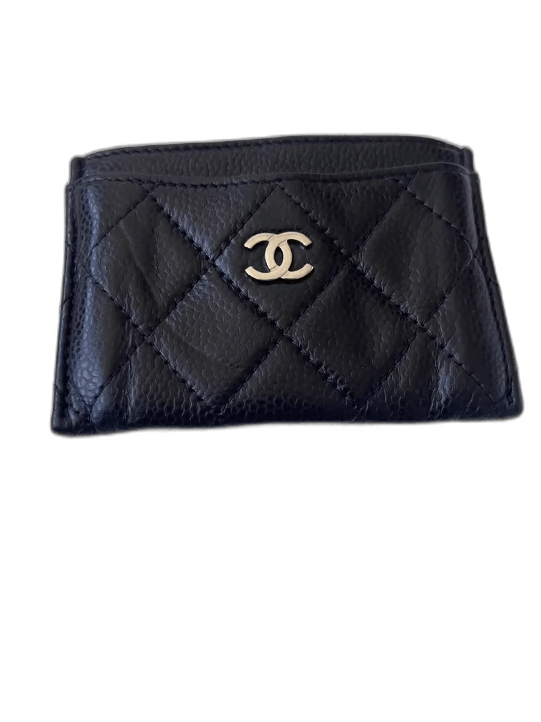 Chanel CHANEL Logo Quilted Lambskin Card Holder-yf Size ONE SIZE - 1 Thumbnail