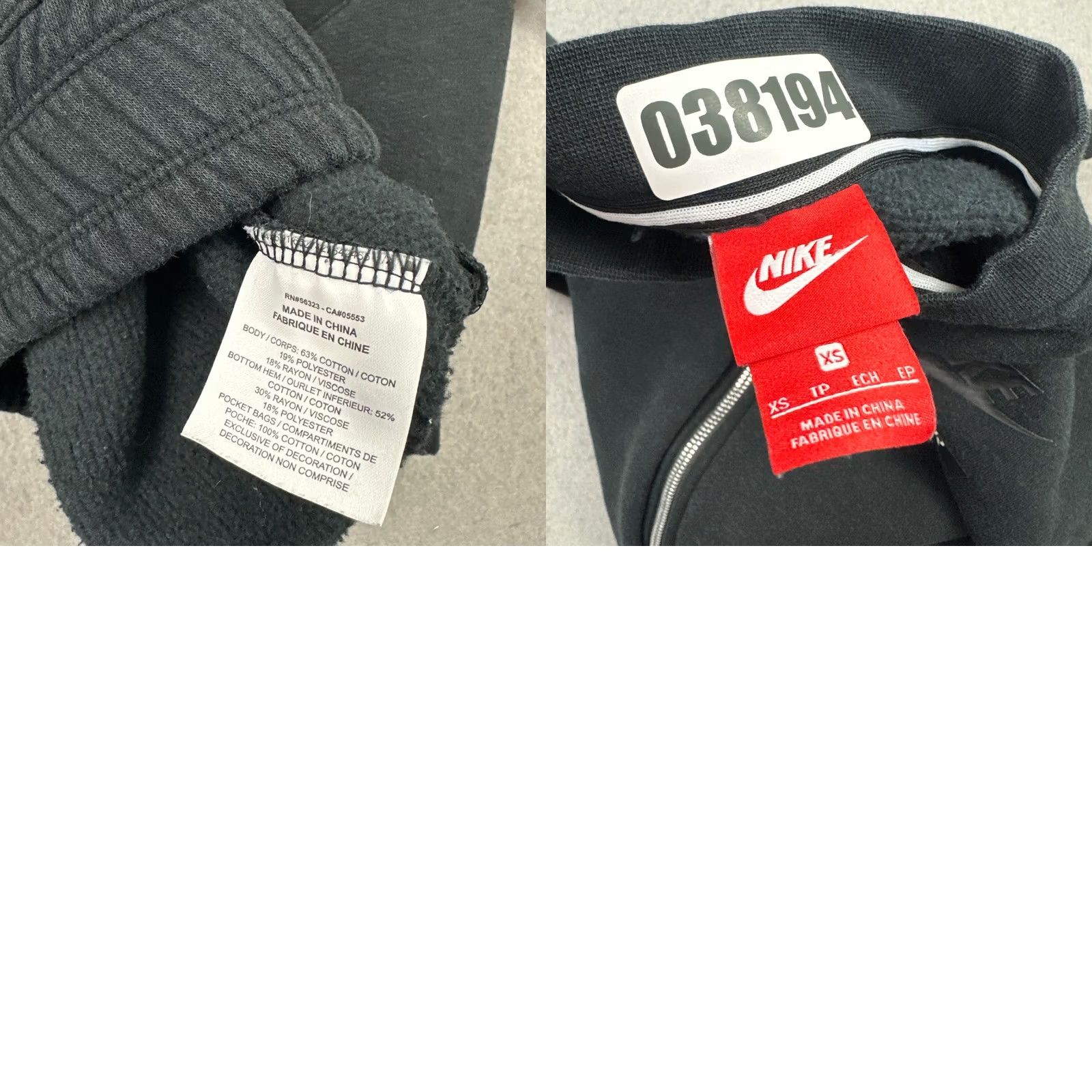 Nike Nike Air Jacket Women XS Black Full Zip Pockets Knit Bomber Casual Regular Fit Size XS / US 0-2 / IT 36-38 - 8 Thumbnail