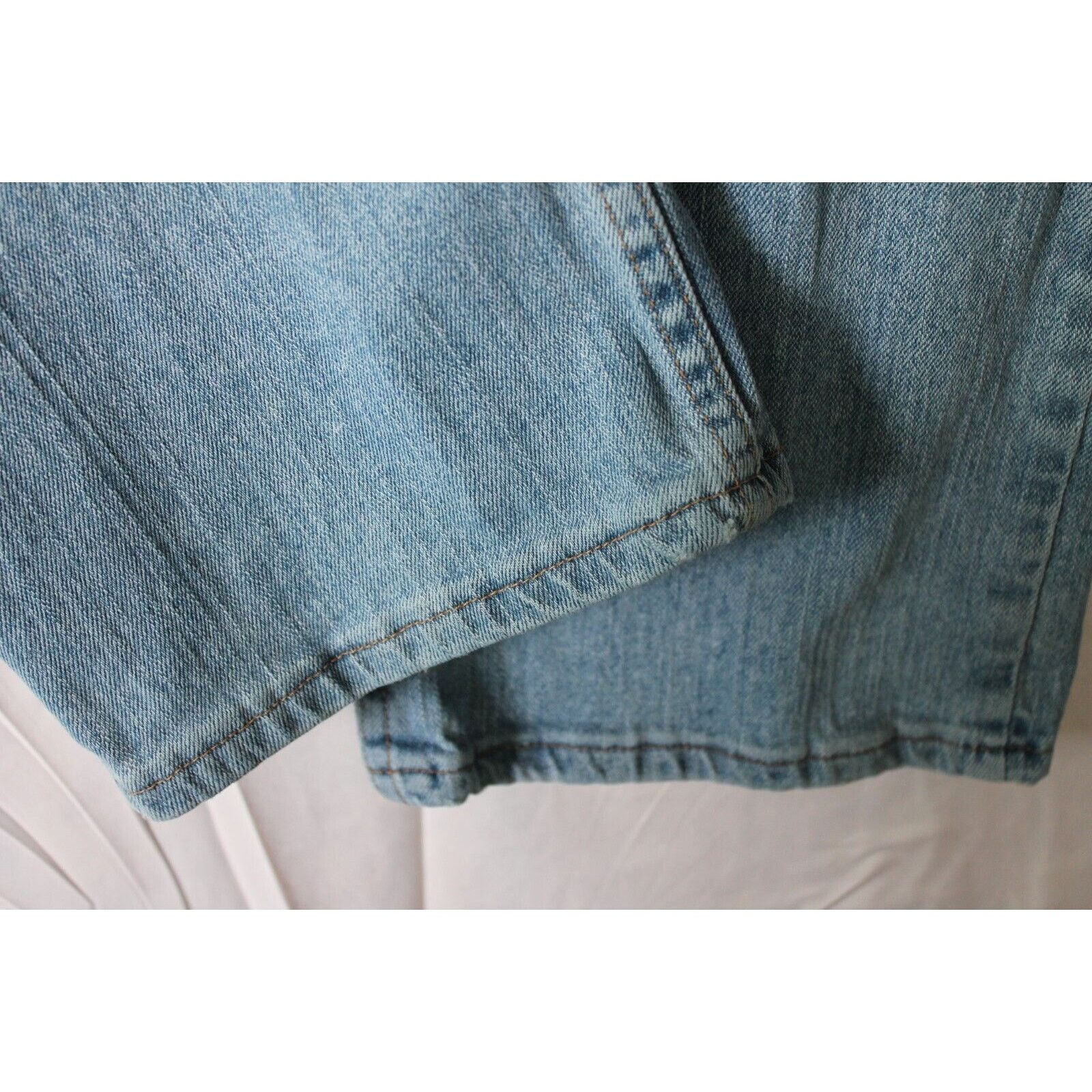 Wrangler WRANGLER Mens 42x32 MGW80AB Straight Jeans-Distressed Size US 42 / EU 58 - 6 Thumbnail