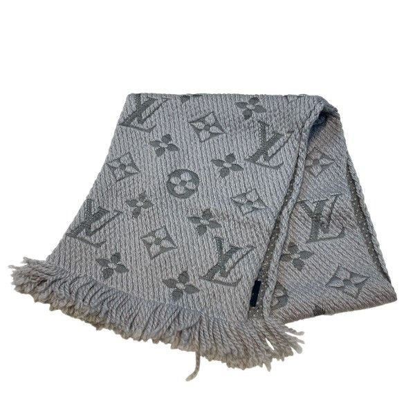 Louis Vuitton Louis Vuitton Louis Vuitton Echarpe Logomania Wool Silk Scarf Textile Scarf M74742 DUTY FREE for USA Size ONE SIZE - 1 Thumbnail