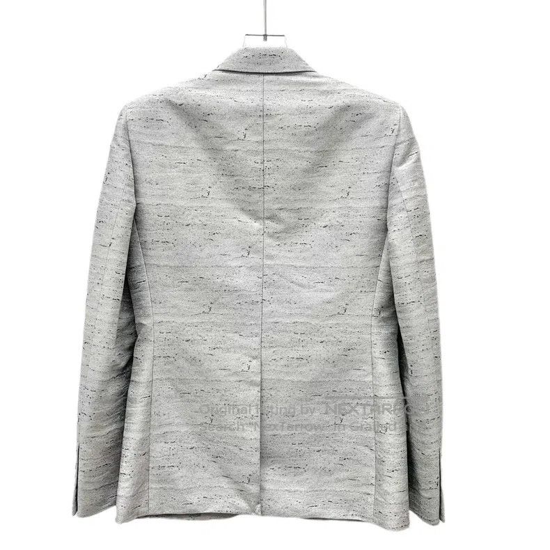 Louis Vuitton Louis Vuitton Off-white marbled lapel single-breasted long Size US S / EU 44-46 / 1 - 2 Thumbnail