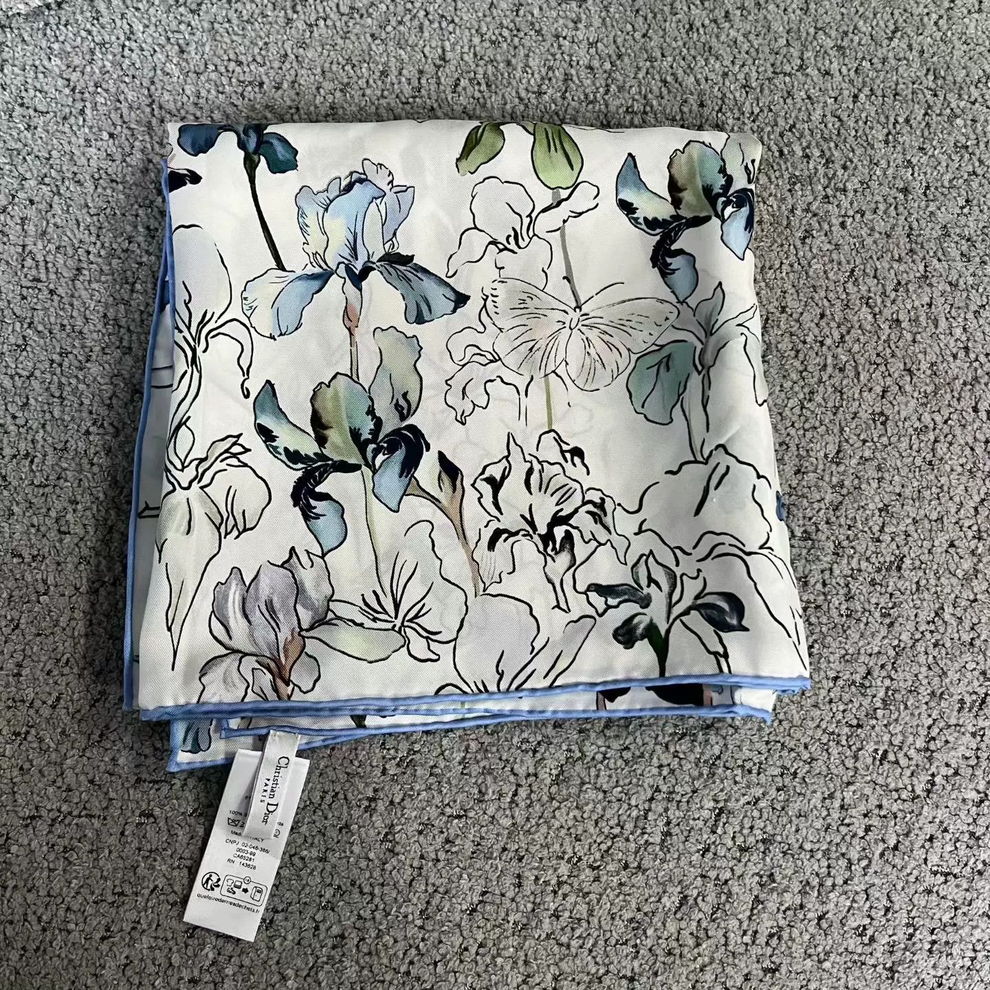 Dior Dior Printed Graphic Blue Hoodie Men Size US M / EU 48-50 / 2 - 1 Thumbnail