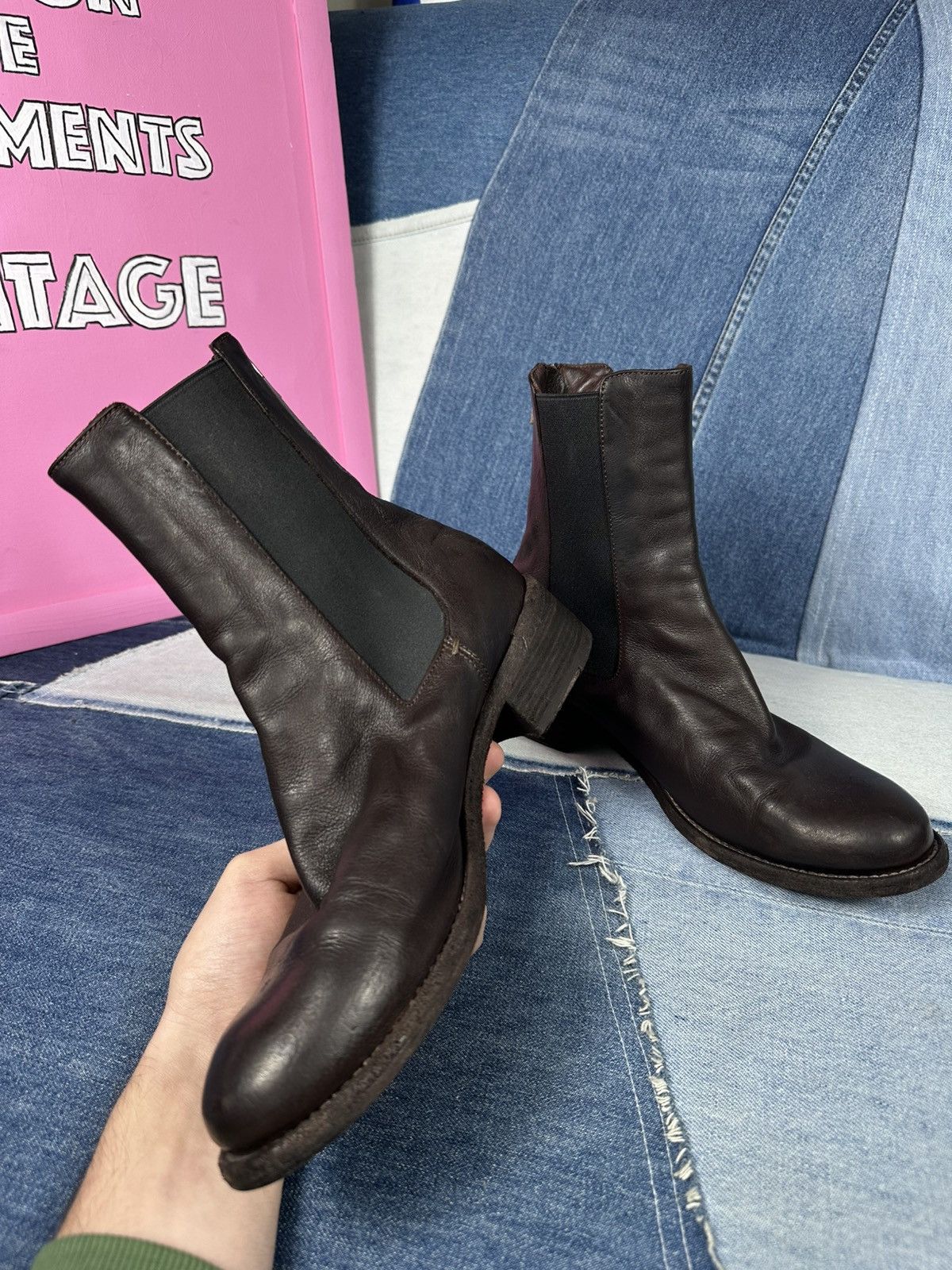 Officine Creative Officine Creative Chelsea Ankle Boots Brown Leather Zip Size US 7 / IT 37 - 13 Thumbnail
