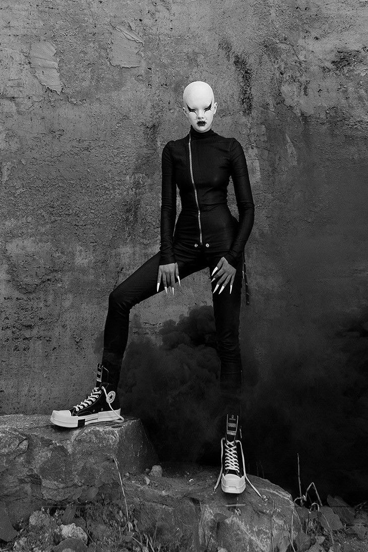 Converse × Rick Owens Drkshdw Rick Owens DRKSHDW X Converse TURBODRK Chuck 70 Sneakers Size US 5.5 / IT 35.5 - 8 Thumbnail