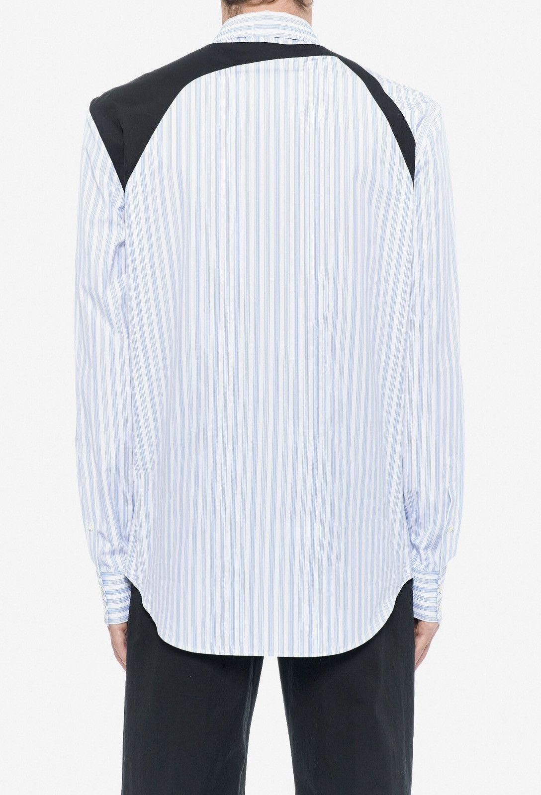 Alexander McQueen Alexander McQueen Canvas Signature Harness Striped Shirt Size US M / EU 48-50 / 2 - 2 Thumbnail