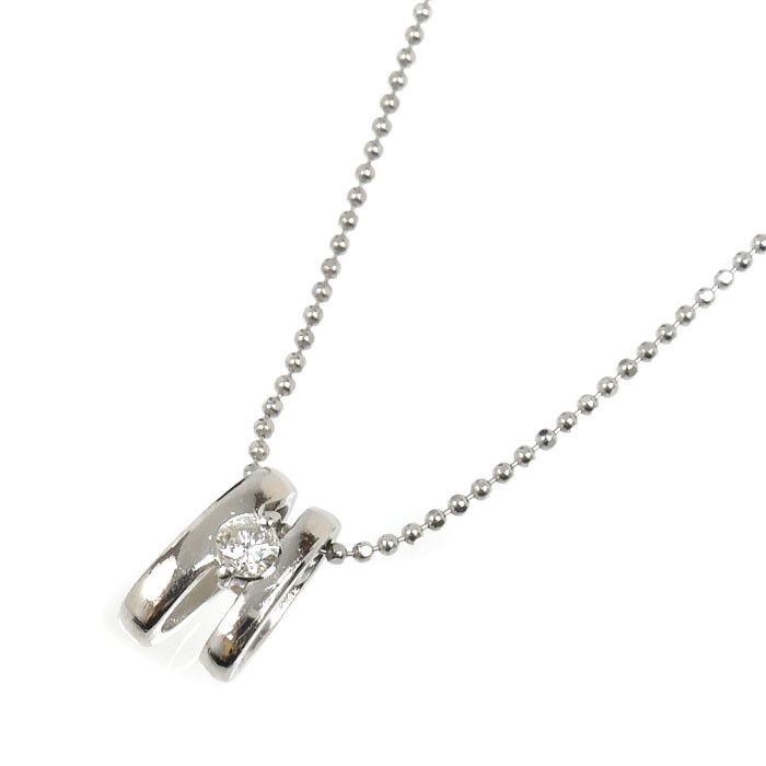 Seiko Seiko Seiko Platinum Diamond Necklace Precious Metal Necklace DUTY FREE for USA Size ONE SIZE - 1 Thumbnail
