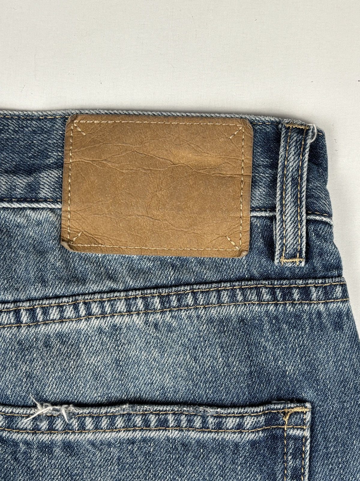 Celine Hedi Slimane - S/S 2020 Union Washed Flared Jeans Size 27" / US 4 / IT 40 - 12 Thumbnail