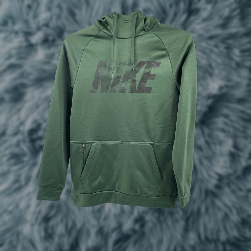 Nike Nike Therma Green Fleece Training Pullover Hoodie SZ S CV6775 337 Dri-Fit Hoodie Mens Regular Long Sleeve Logo Lined Polyester Size US S / EU 44-46 / 1 - 1 Thumbnail