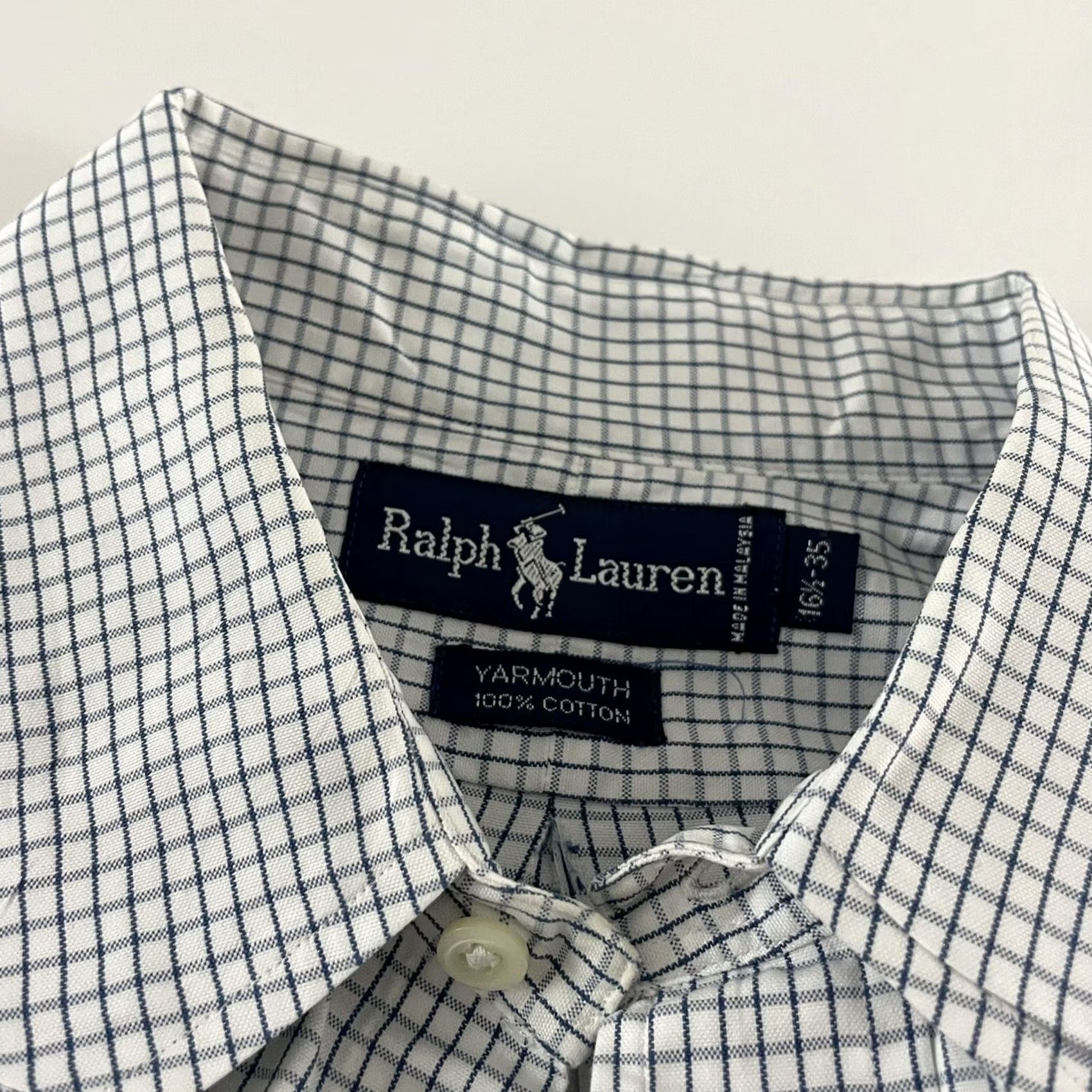 Polo Ralph Lauren Ralph Lauren Dress Shirt Plaid Long Sleeve White 16.5 35 Men’s Shirt Mens Narrow Front Button Front Closure Size US XL / EU 56 / 4 - 3 Thumbnail