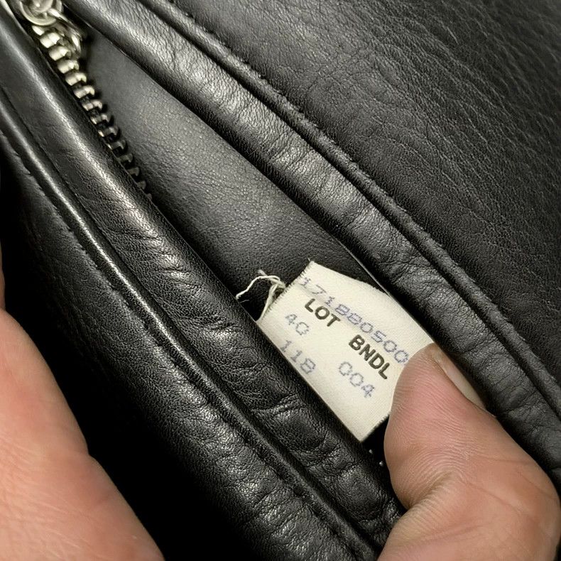 Schott Schott 118 lapel cable-stayed heavy cowhide biker jacket Size US L / EU 52-54 / 3 - 8 Thumbnail