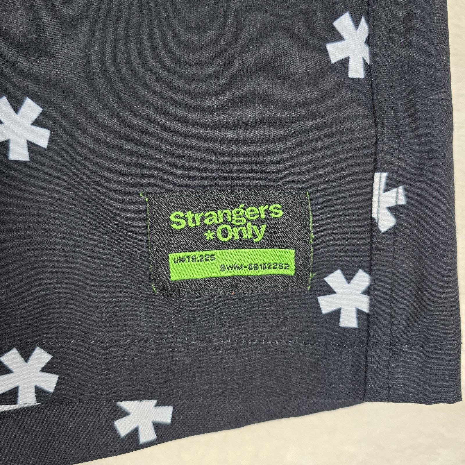 Other Strangers Only Mens Brief Lined Swim Board Shorts Medium AOP Size US 34 / EU 50 - 3 Thumbnail