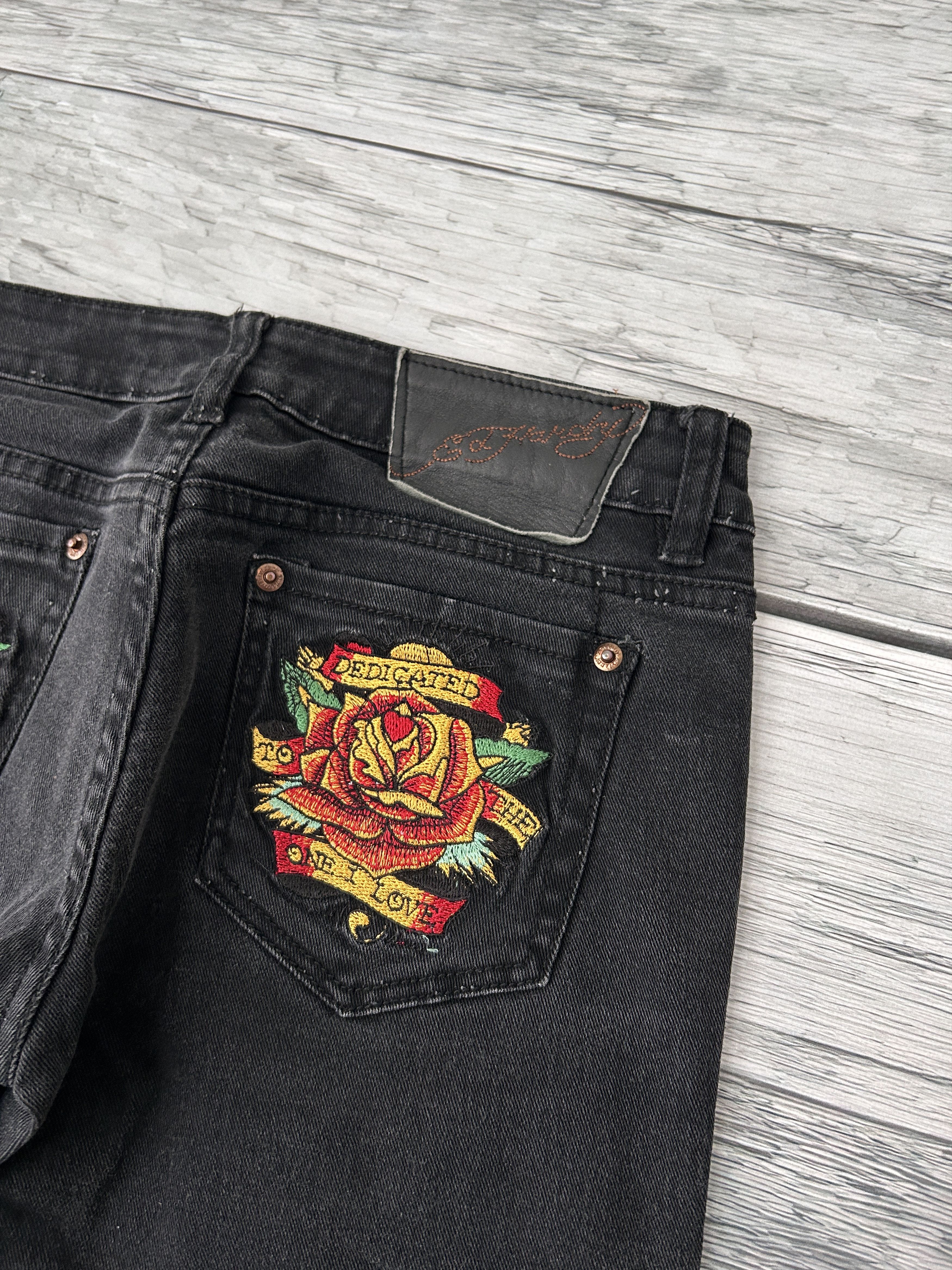 Ed Hardy Vintage Christian Audigier Ed Hardy Jeans Y2K 90s Size 28" / US 6 / IT 42 - 3 Thumbnail