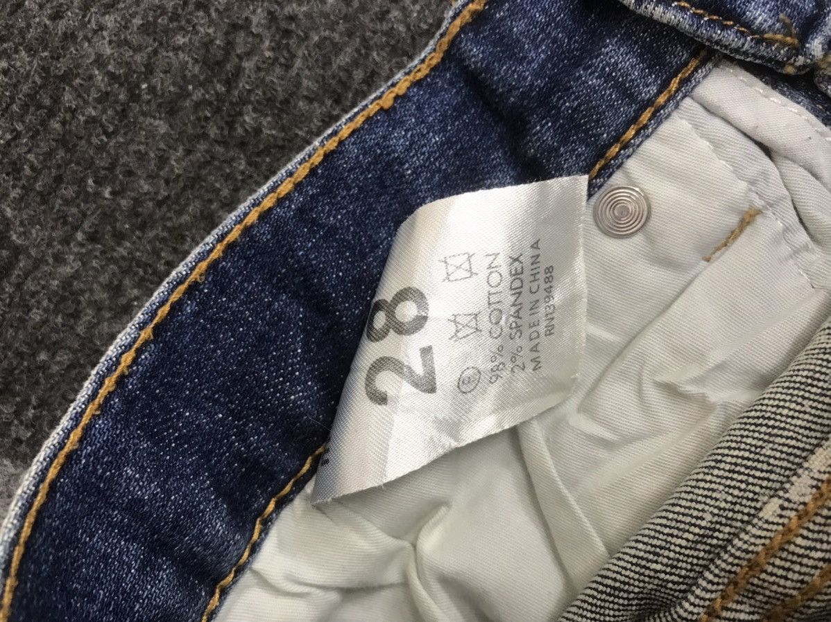 Japanese Brand × MNML mnml Heavy Distressed Skinny Stretchable Jeans Size US 30 / EU 46 - 15 Thumbnail