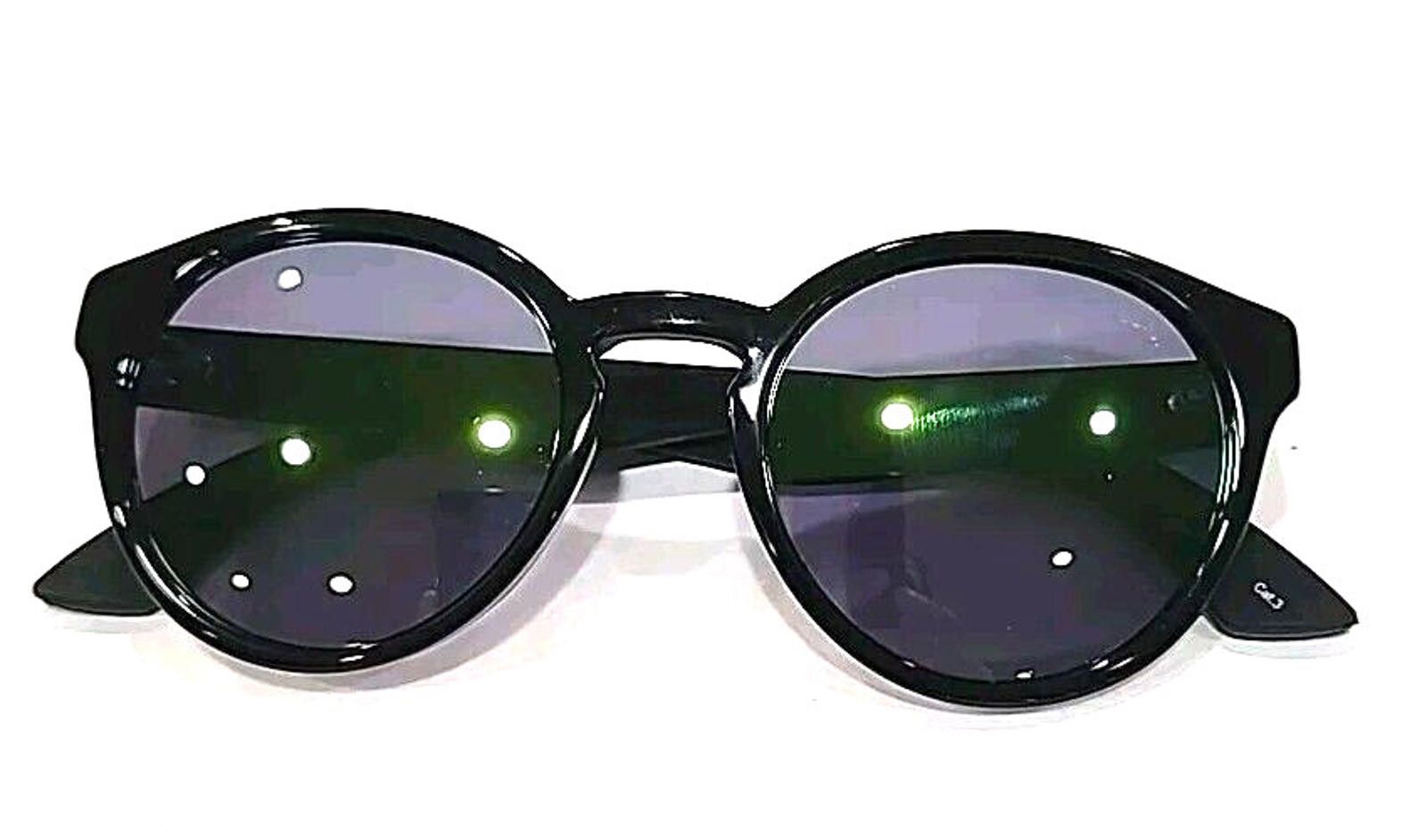 Puma Puma PU0103S 005 Black Leather Sunglasses 49-21 140 New Size ONE SIZE - 5 Thumbnail