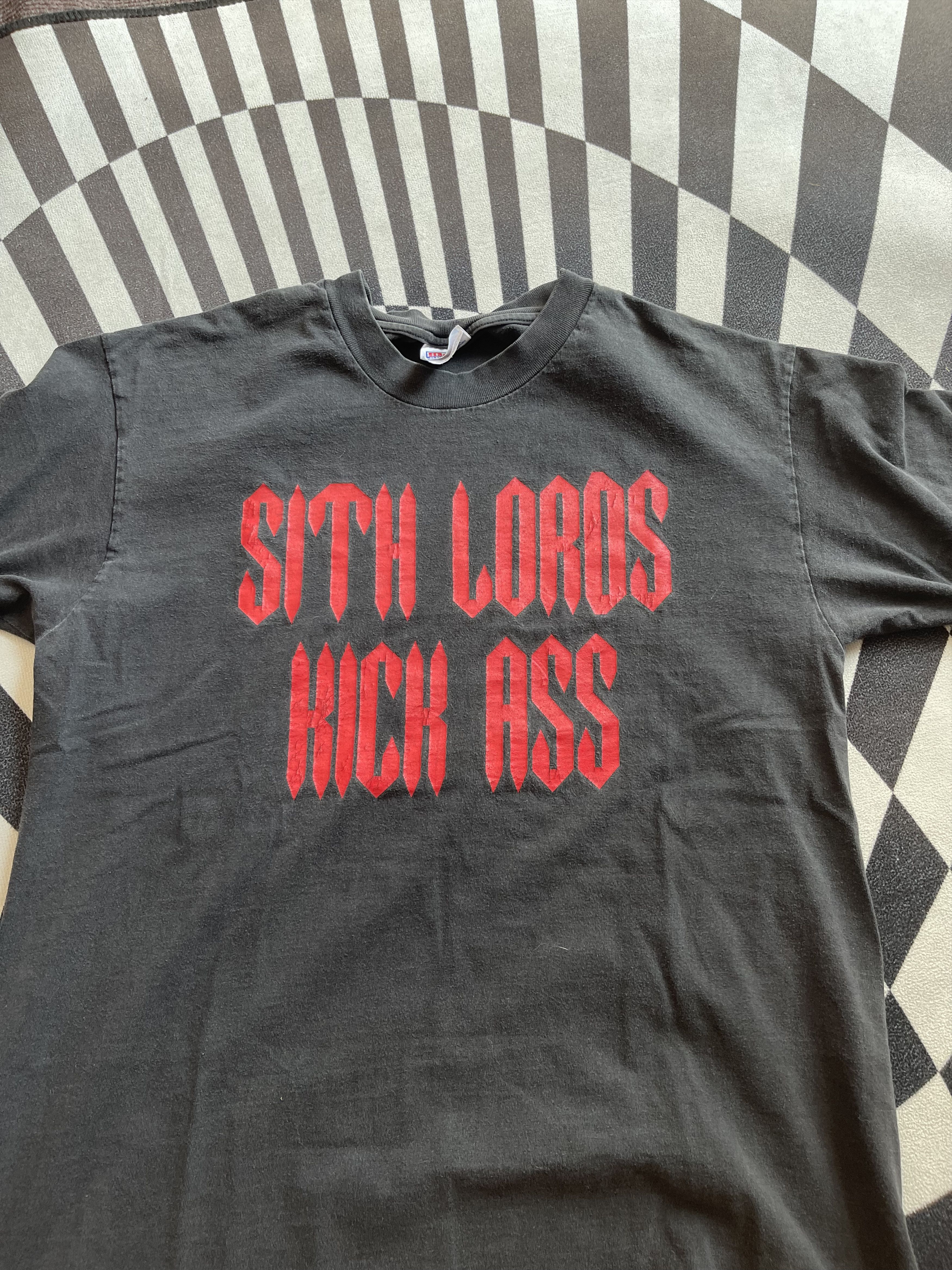 Star Wars "ULTRA RARE" 90s Star Wars Sith Lords Kick Ass Academy Tee Size US L / EU 52-54 / 3 - 3 Thumbnail