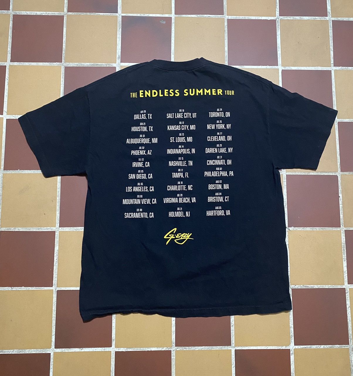 Band Tees × Vintage G-Eazy The Endless Summer Tour Shirt Size US XL / EU 56 / 4 - 4 Thumbnail