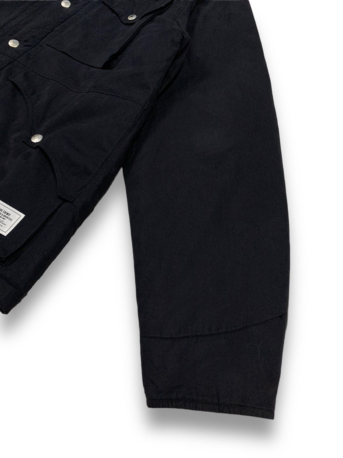 Japanese Brand Vintage The Crimie Canvas Sherpa Lined Trucker/Chore Jacket Size US M / EU 48-50 / 2 - 15 Thumbnail
