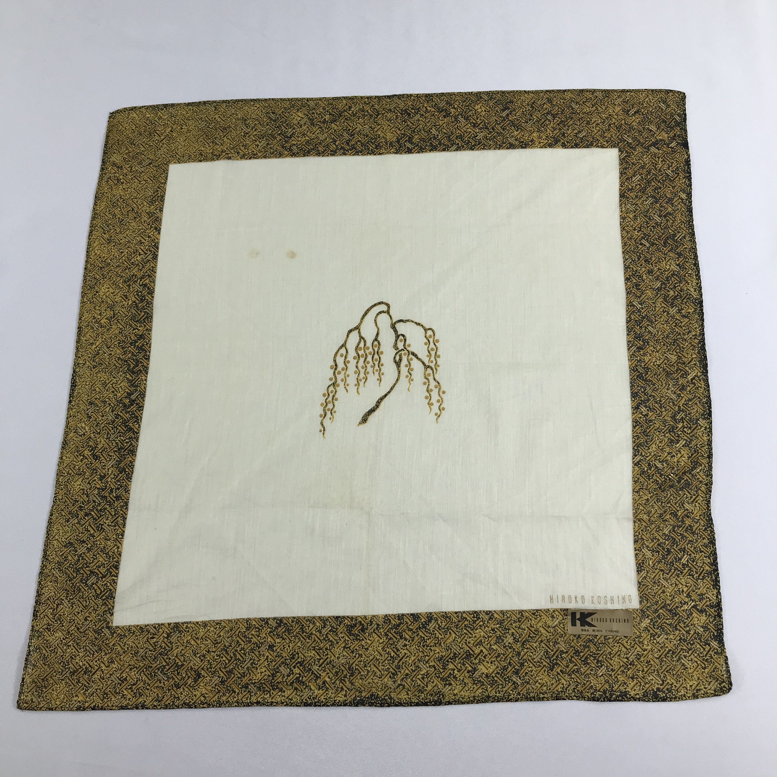 Hiroko Koshino Homme Hiroko Koshino Handkerchief Neckerchief Bandana H1188 Size ONE SIZE - 2 Thumbnail