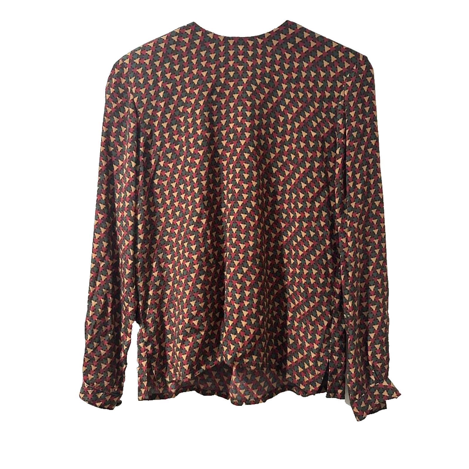 Gianni Valentino Gianni Geometrical Women's 100% RAYON Size 2 Vintage A003306 Size XS / US 0-2 / IT 36-38 - 7 Thumbnail