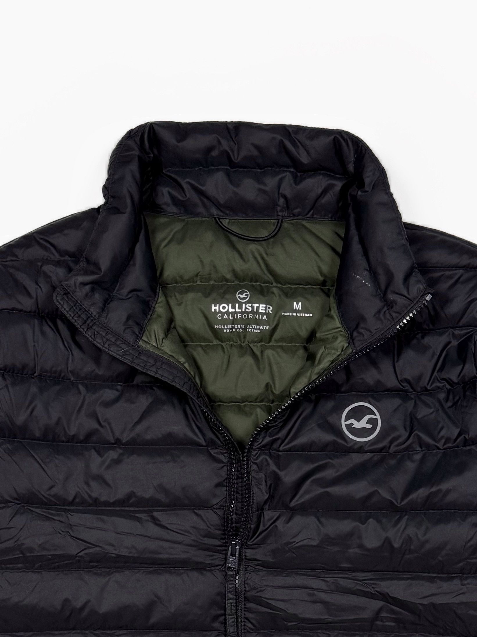 Hollister Hollister Light Black Down Jacket (M) Size US M / EU 48-50 / 2 - 4 Thumbnail