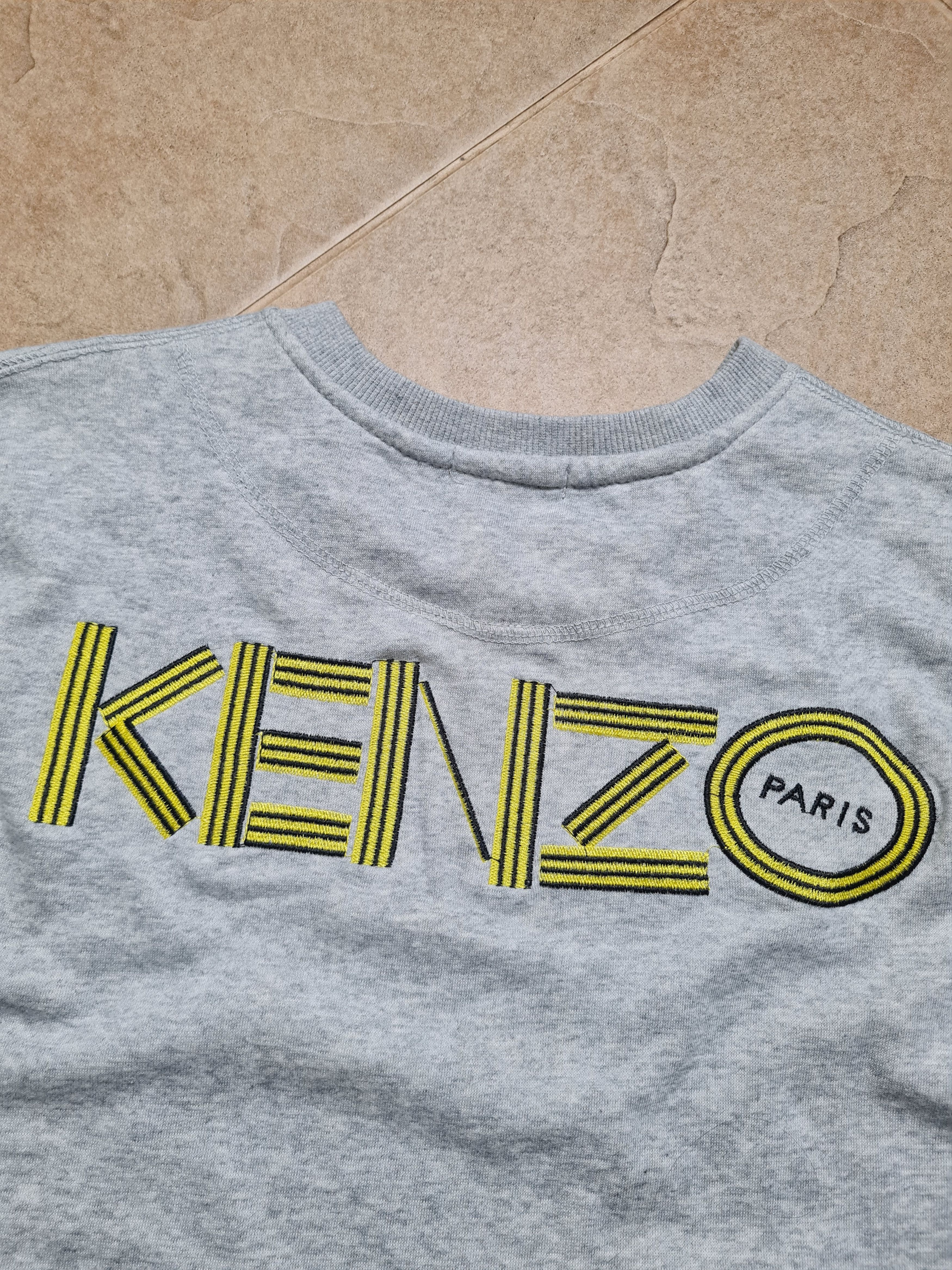 Kenzo Womens Sweatshirt KENZO big Logo Tiger Eyes Crewneck Jungle Size S / US 4 / IT 40 - 14 Thumbnail