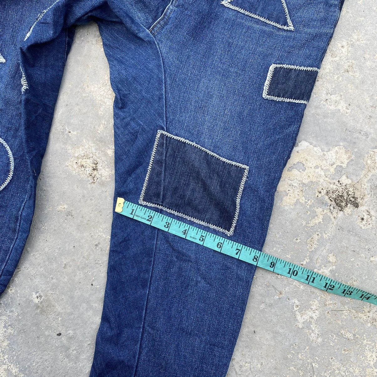 Issey Miyake × Japanese Brand × Ne-Net vintage ne-net patchwork jeans Size US 31 - 22 Thumbnail