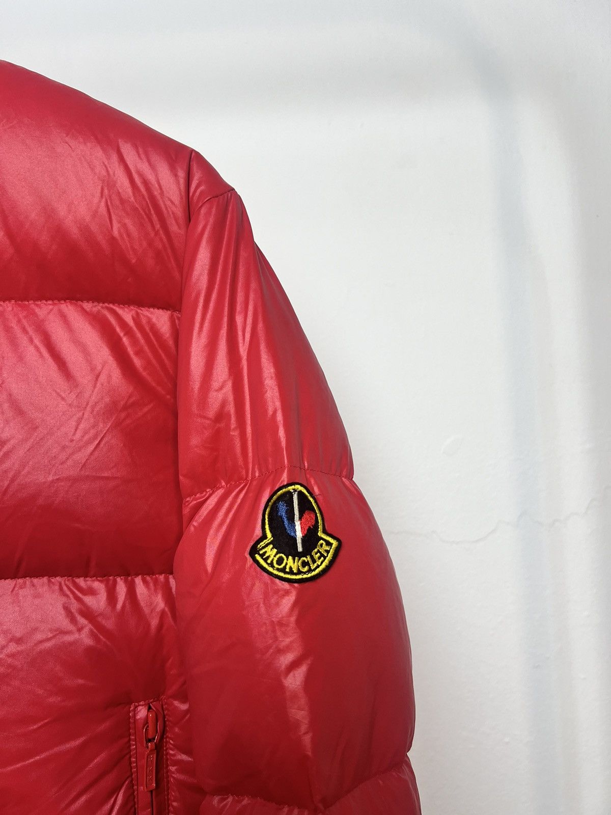 Moncler Moncler Puffer Red Down Bomber Jacket Size US S / EU 44-46 / 1 - 5 Thumbnail