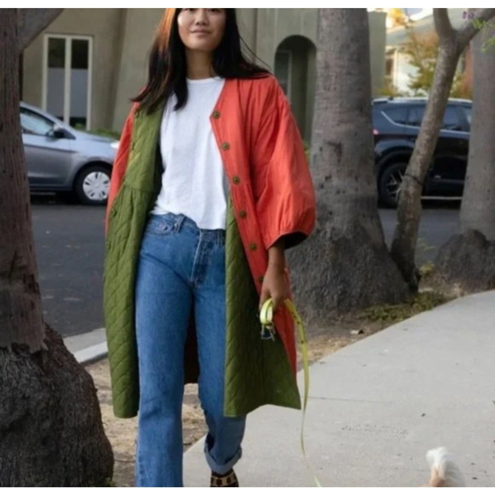 Other Saint Geraldine Reversible Quilted Puff Sleeves Coat Size S Size S / US 4 / IT 40 - 2 Thumbnail