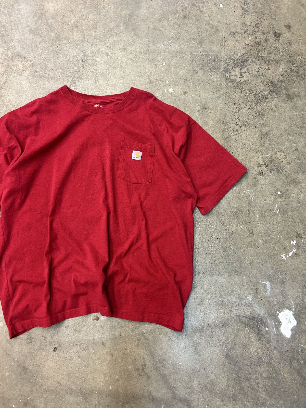 Carhartt Carhartt Pocket Tee Red 3XL Size US XXL / EU 58 / 5 - 1 Thumbnail
