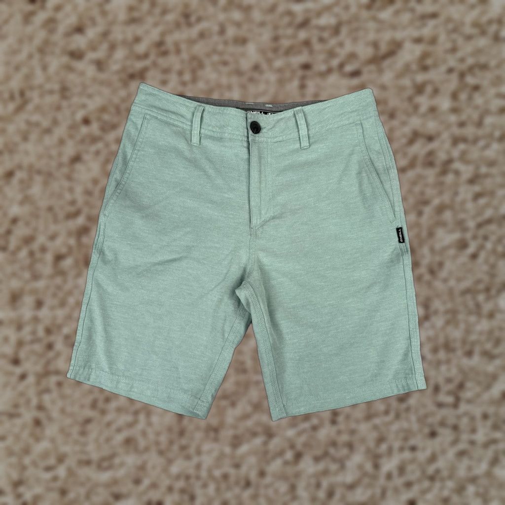 O'Neill O'Neill Mens 28 Green Hybrid Chino Quick Dry Stretch 8.5 Inseam Casual Shorts Size US 28 / EU 44 - 1 Thumbnail
