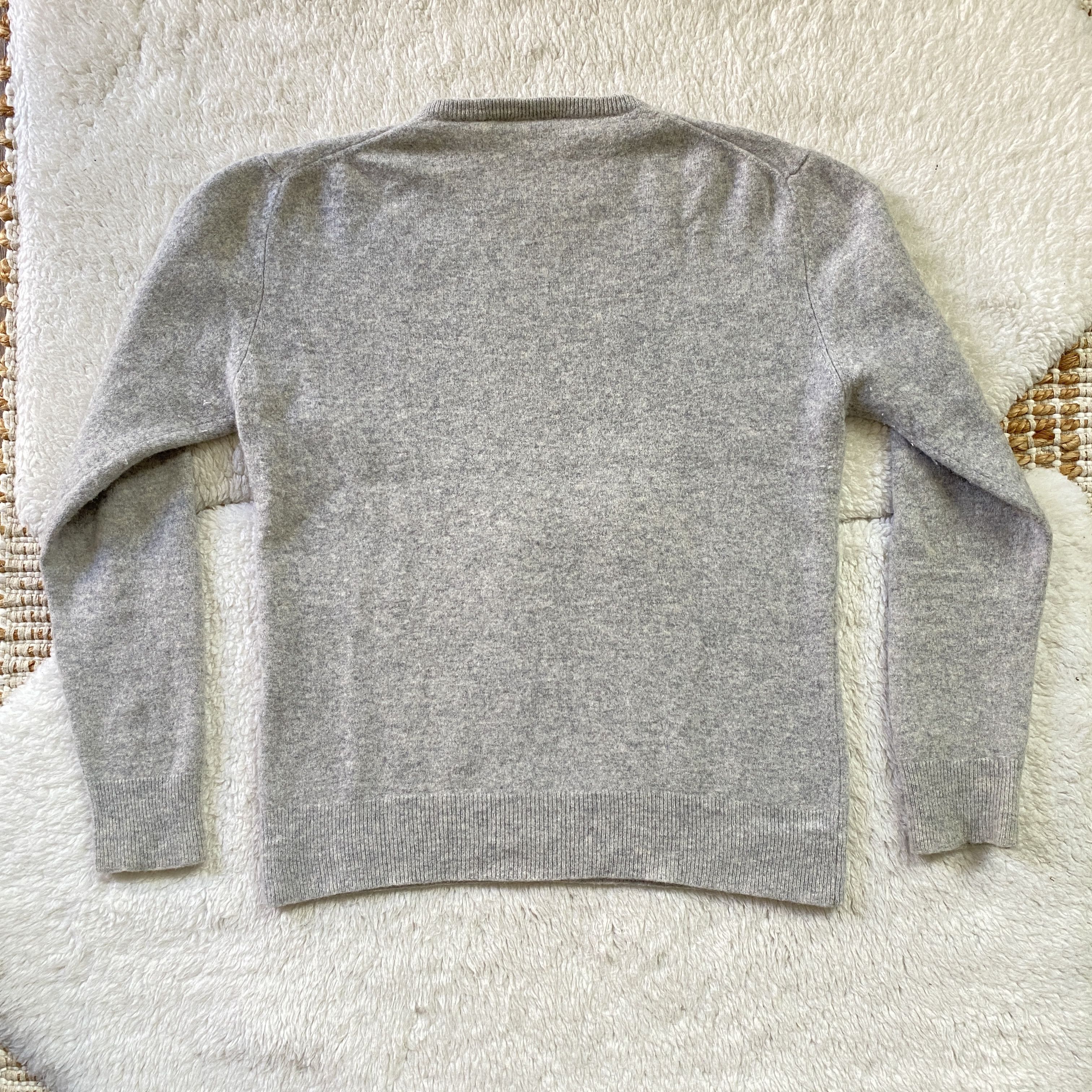 Other Italian Luxury 100% Cashmere Grey Crewneck Sweater Size M / US 6-8 / IT 42-44 - 4 Thumbnail