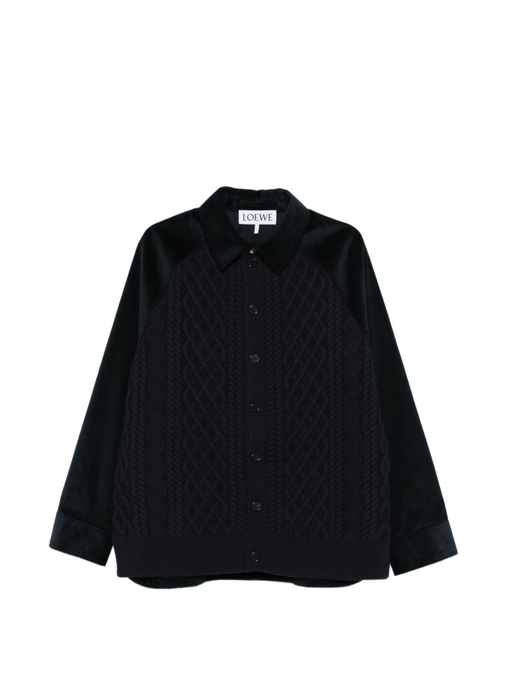 Loewe KNITTED COTTON OVERSHIRT Size US M / EU 48-50 / 2 - 1 Thumbnail