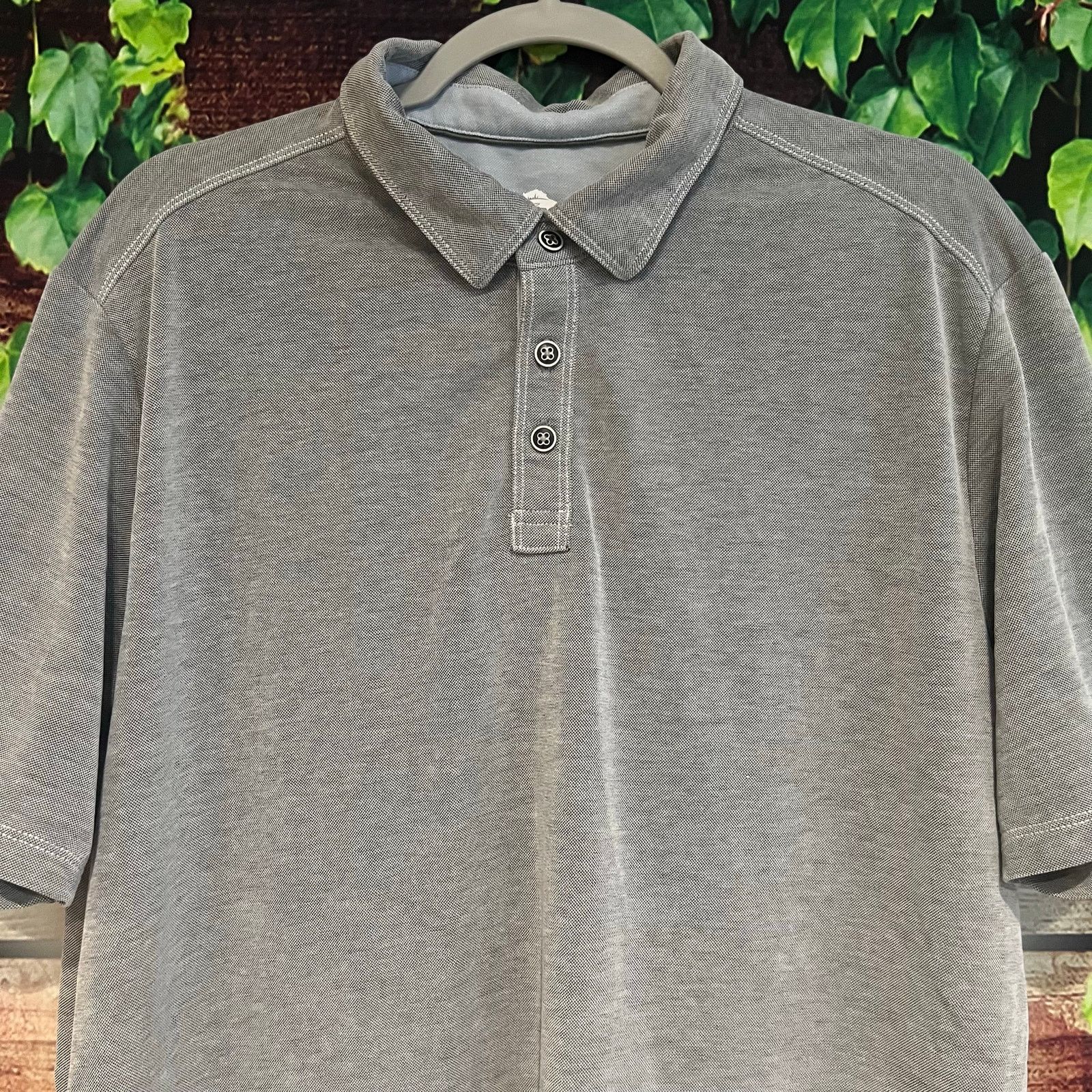Tommy Bahama Tommy Bahama Gray Polo Beach Lightweight Short Sleeve XL Size US XL / EU 56 / 4 - 2 Thumbnail