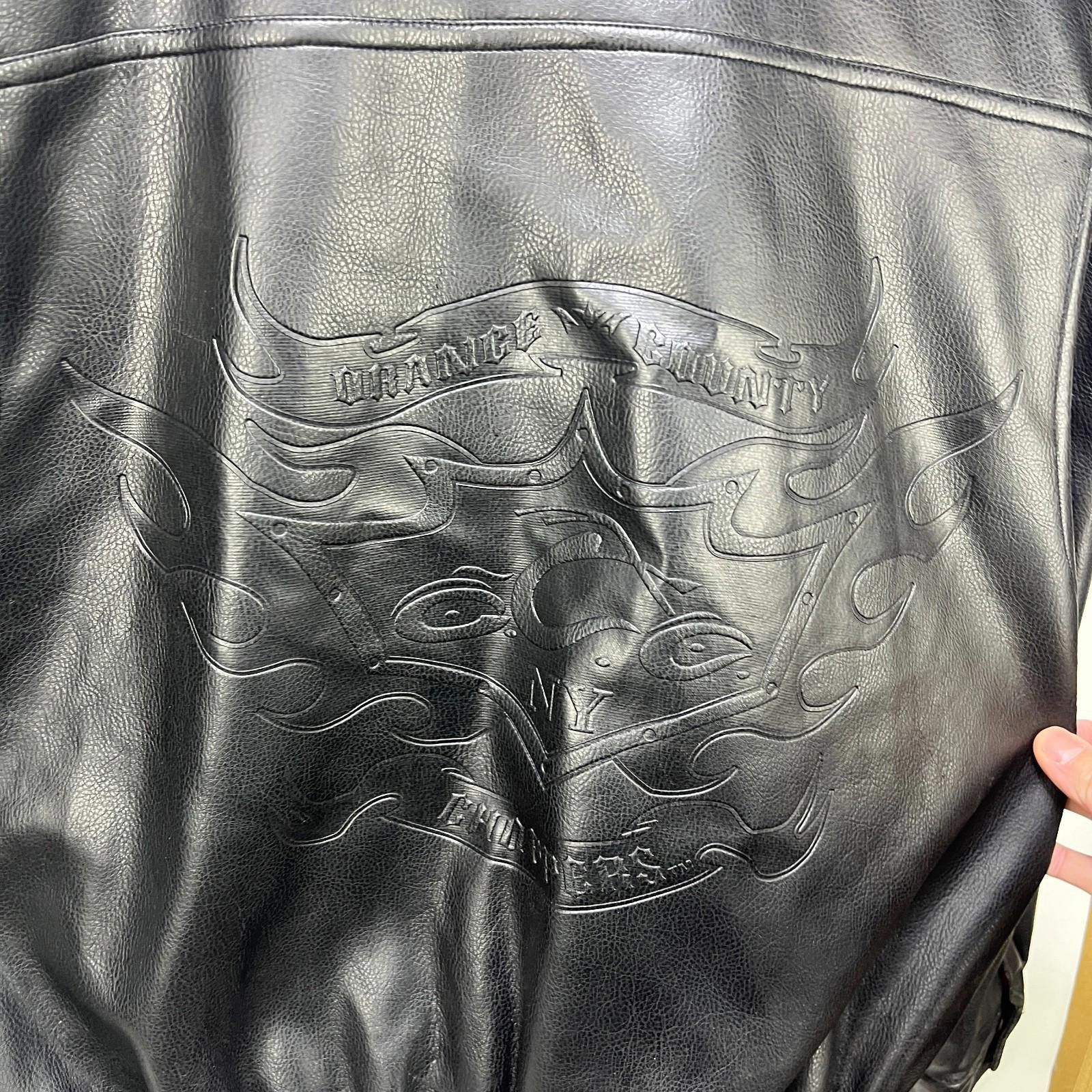 Other Vintage Orange County Choppers Y2K Leather Jacket Small Size US S / EU 44-46 / 1 - 7 Thumbnail