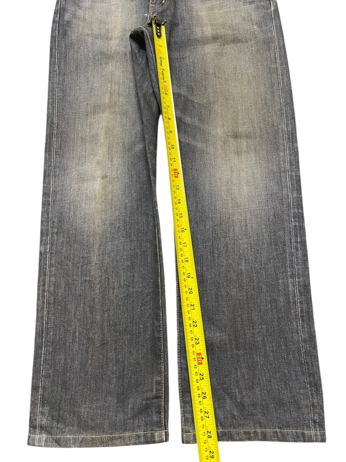 Uniqlo Vintage Japanese Uniqlo Mud Wash Faded Style Baggy Jeans Size US 32 / EU 48 - 13 Thumbnail