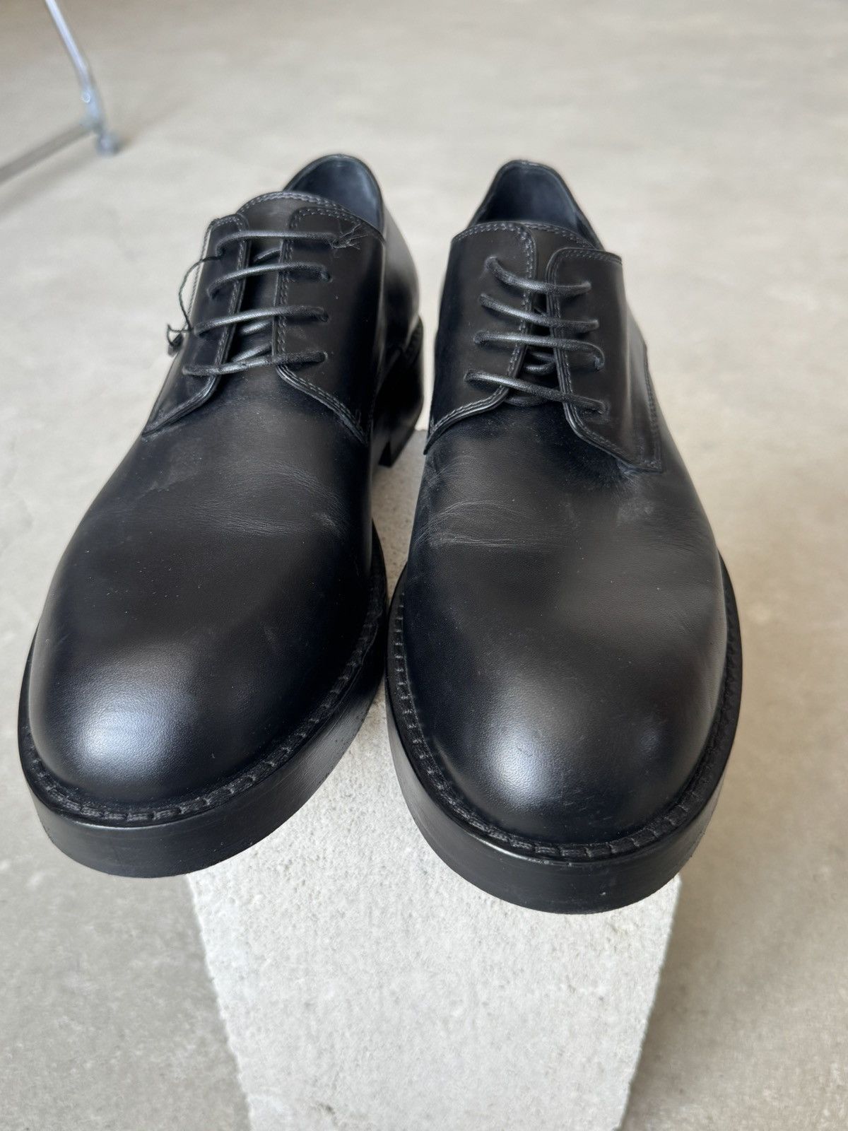 Ann Demeulemeester Ann Demeulemeester Derby Boots Leather Size US 12 / EU 45 - 7 Thumbnail