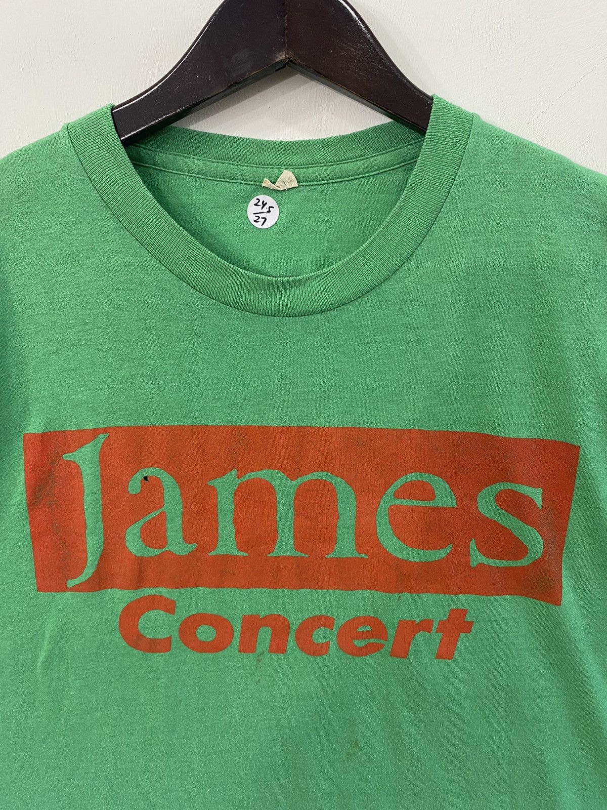 Band Tees 💥VINTAGE JAMES Britpop band one man clapping concert shirt Size US XXL / EU 58 / 5 - 3 Thumbnail