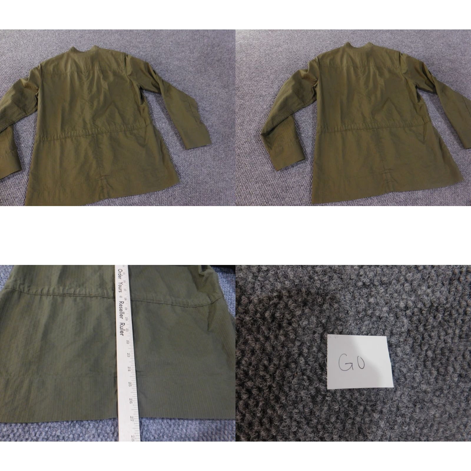 Jones New York Jones New York Jacket Women's S Green Lightweight Cotton Knit Zip Pocket Utility Casual Sports Modern Basic Jacket Size S / US 4 / IT 40 - 8 Thumbnail