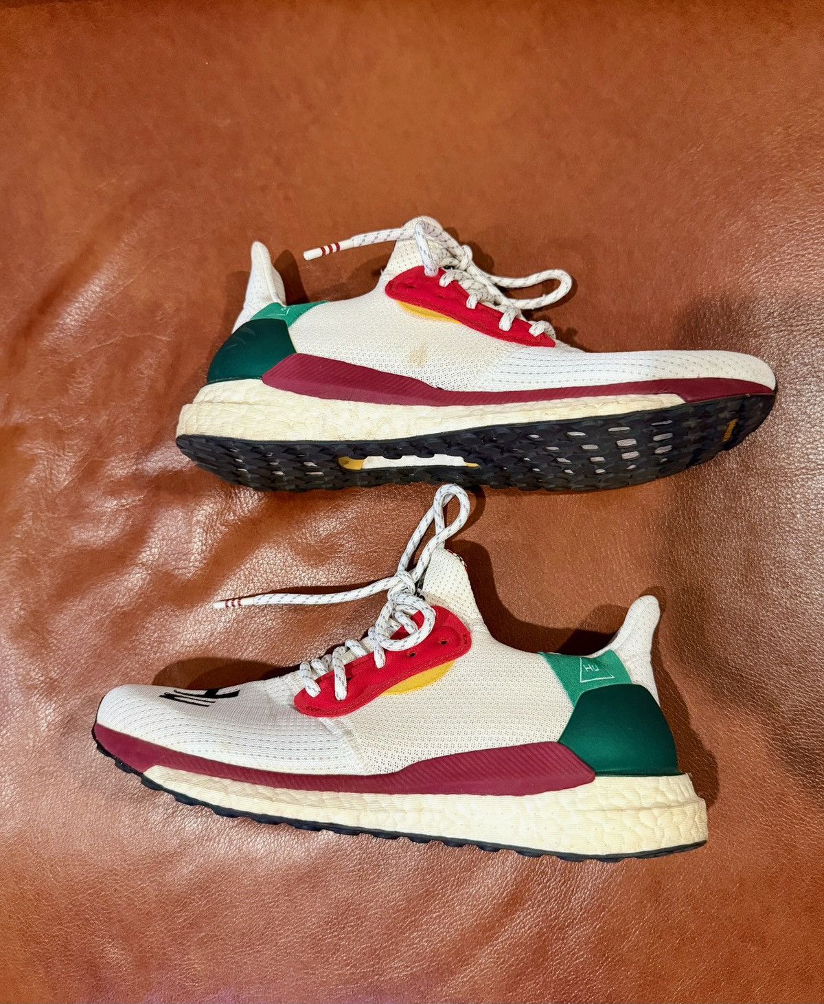 Adidas × Pharrell Pharrell x Adidas Solar Hu Glide “White” Size US 7.5 / EU 40-41 - 2 Thumbnail