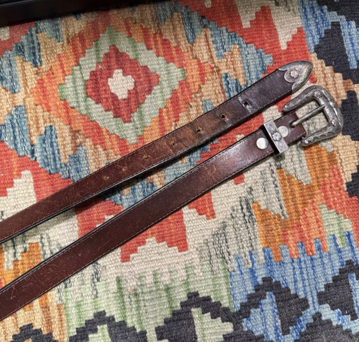 Polo Ralph Lauren Ralph Lauren Silver Buckle Cavalry Belt K22 Size ONE SIZE - 4 Thumbnail