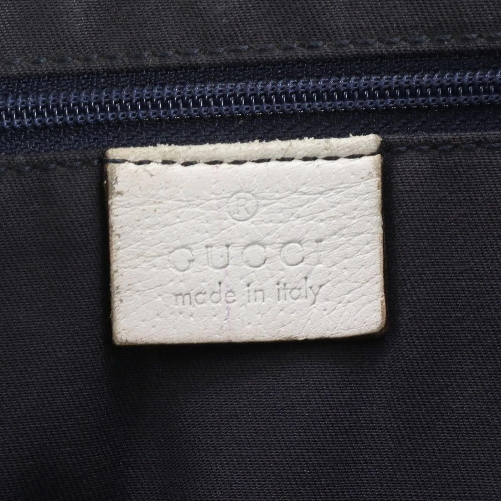 Gucci Gucci - White Leather Tote Bag Size ONE SIZE - 8 Thumbnail