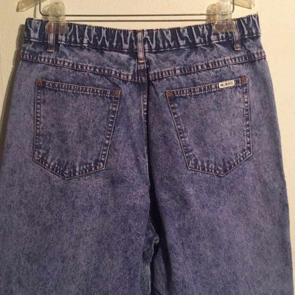 Bill Blass Vintage Bill Blass High Rise Stone Washed Jeans: Size 14P Size 36" / US 14 / IT 50 - 8 Thumbnail