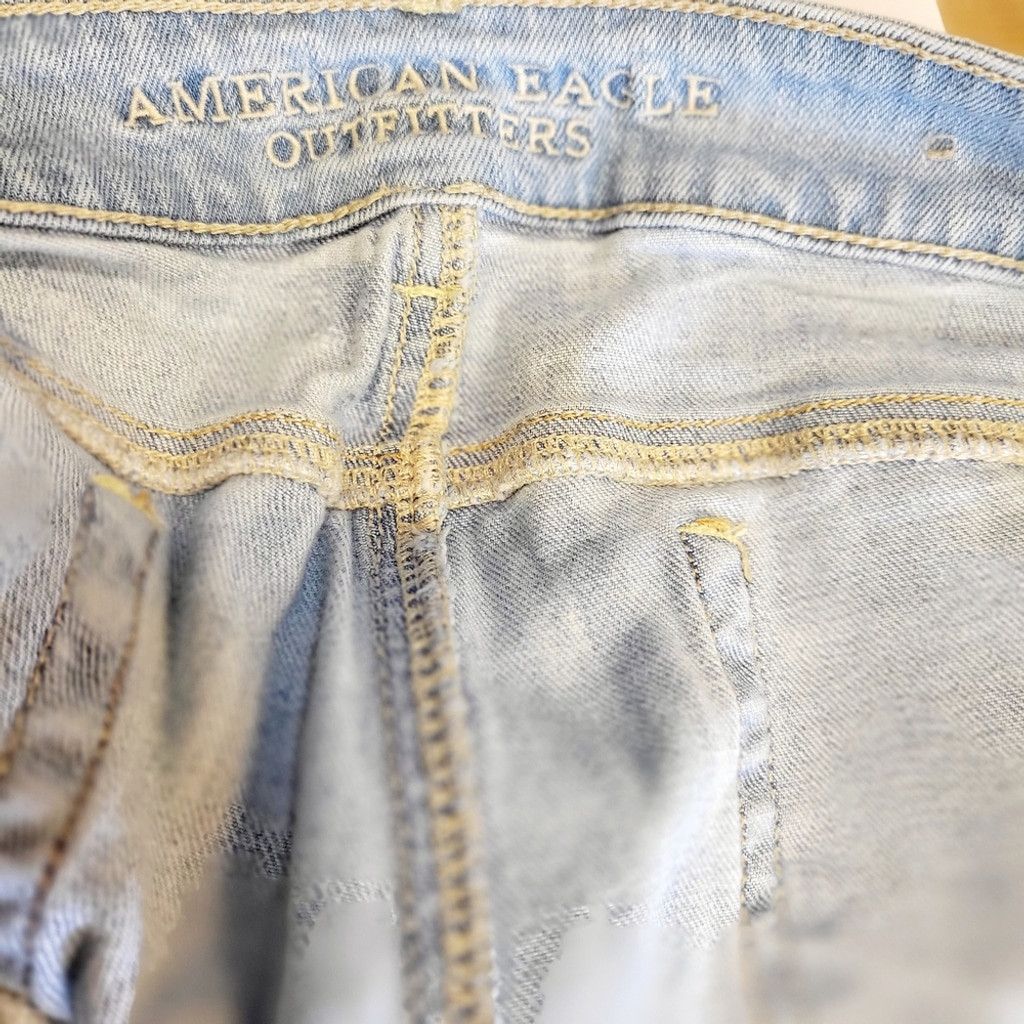 American Eagle Outfitters American Eagle Light Blue Denim Shorts Size 0 Size 24" / US 00 / IT 34 - 5 Thumbnail
