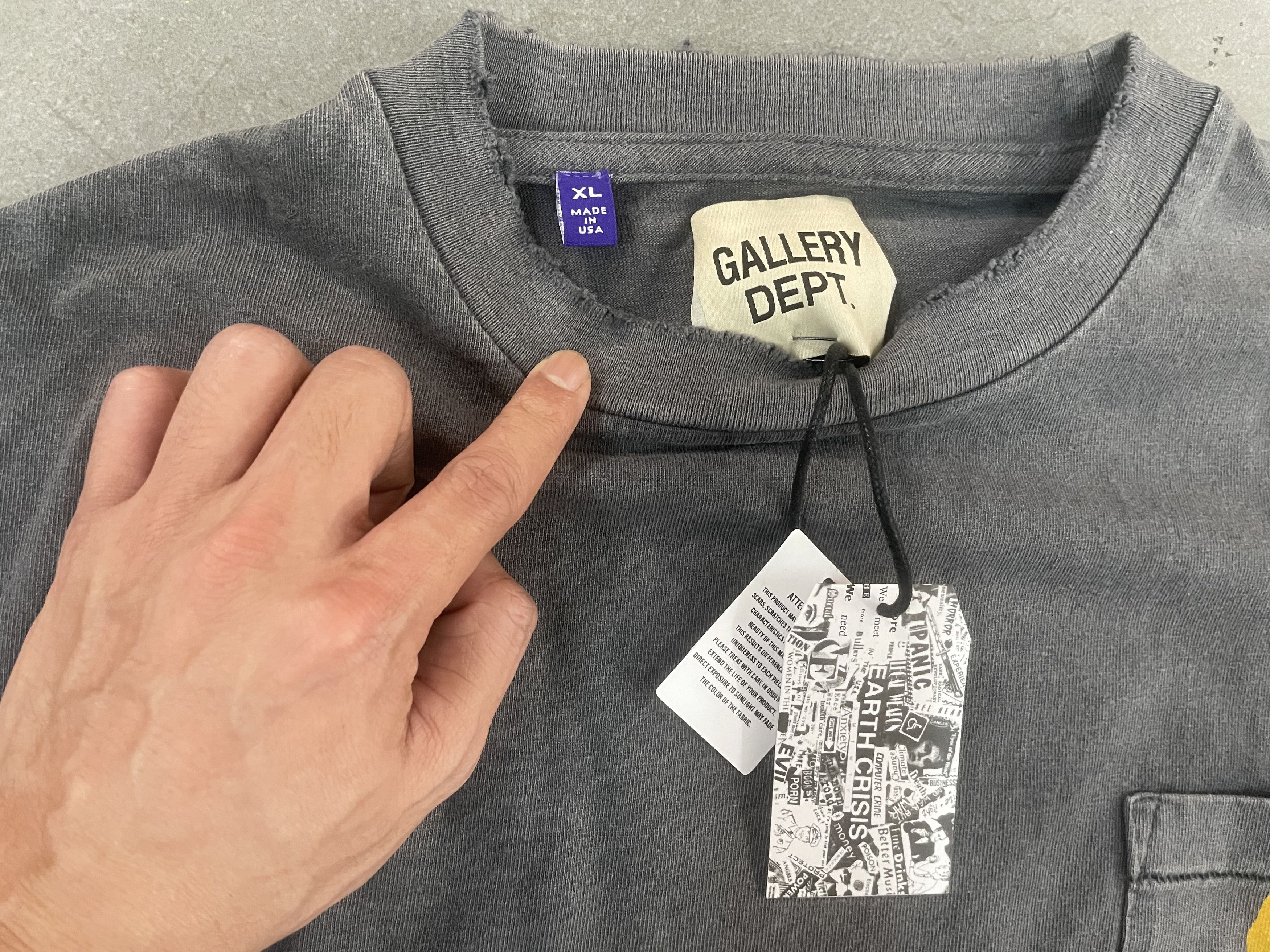 Gallery Dept. Gallery Dept Zip Tee | Grailed