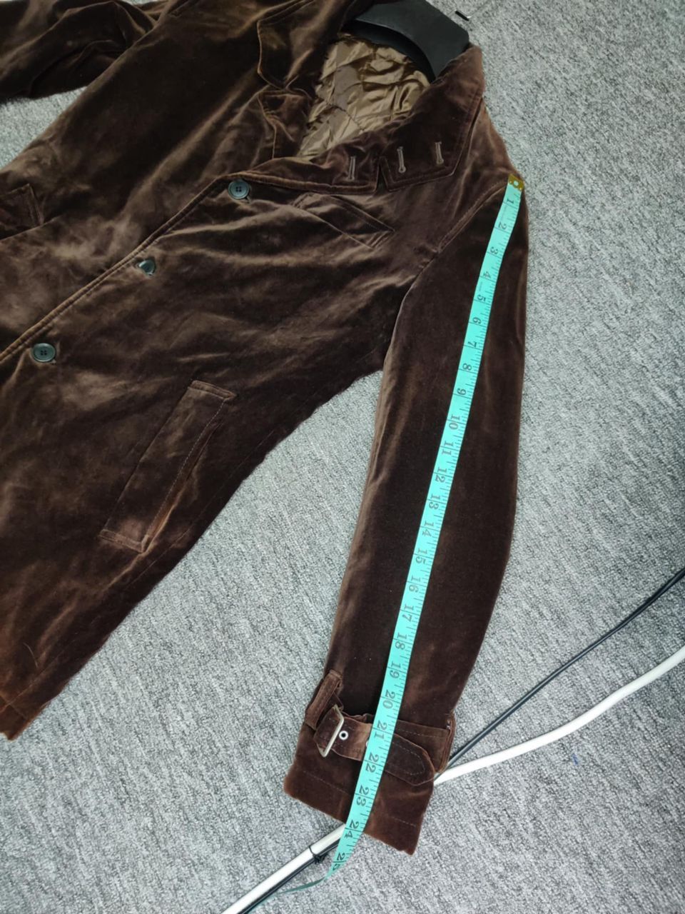 PPFM Vintage 90s PPFM Velvet Single Breasted Coat Size US L / EU 52-54 / 3 - 20 Thumbnail