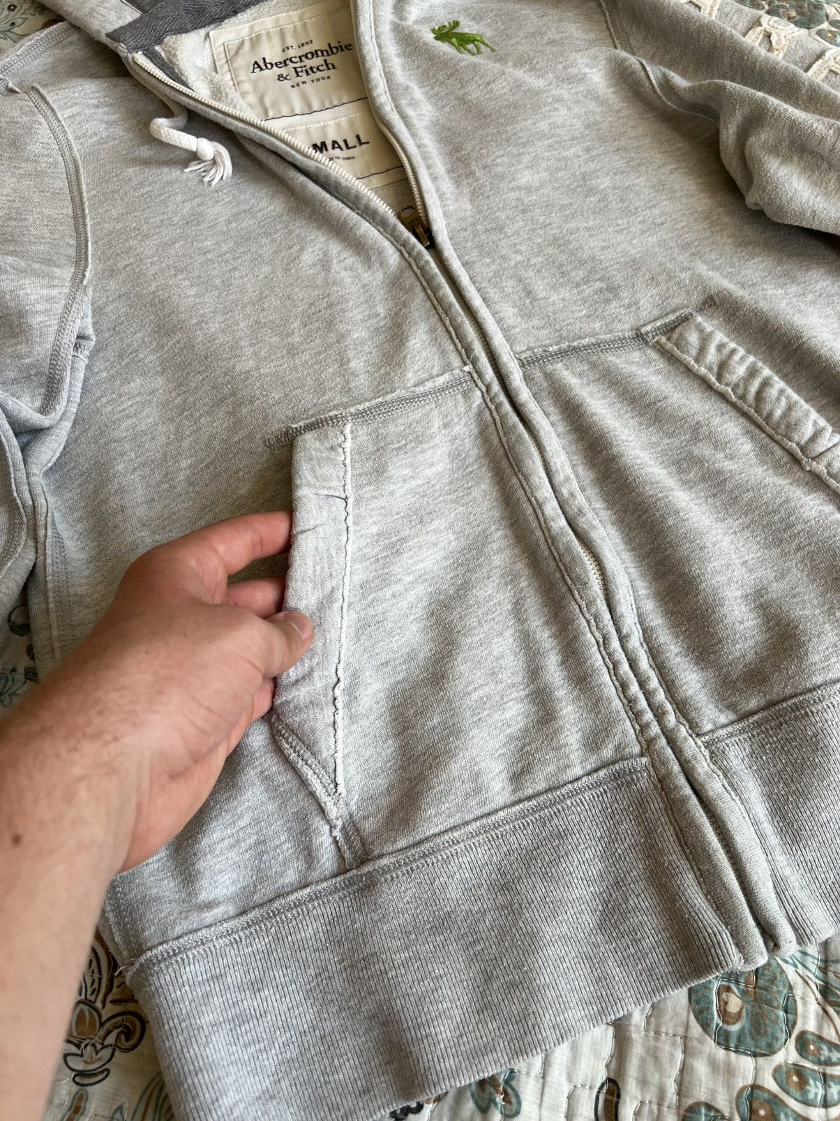 Abercrombie & Fitch Crazy Vintage Abercrombie & Fitch Faux Fur Zip Hoodie Japan Size US M / EU 48-50 / 2 - 8 Thumbnail